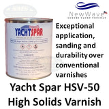 Yacht Spar HSV-50 High Solids Premium Spar Varnish, HSV-50, 3